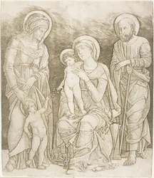 Die Heilige Familie mit dem kleinen Johannes