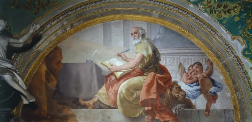 Italien, Bergamo, Colleoni-Kapelle, St. Markus Evangelist