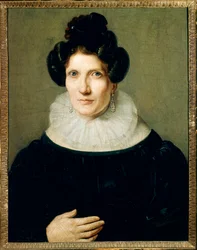 Porträt von Marie Louise von Habsburg-Lothringen, Kaiserin der Franzosen (1791-1847) im Alter von 50 Jahren
