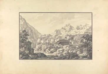 Ansicht der Quelle des Lycus-Flusses (Nahr el-Kelb)