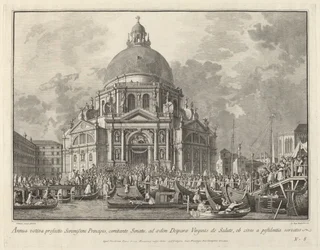 Jährlicher Besuch des Dogen in Santa Maria della Salute, 1763-1766