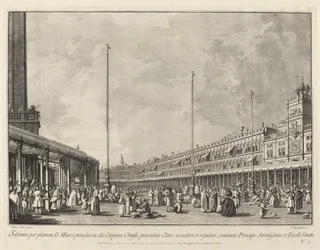 Prozession am Fronleichnamstag auf der Piazza San Marco
