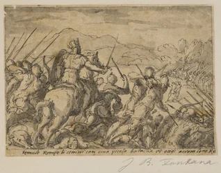 Acron greift Romulus an