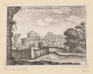 Reste eines Amphitheaters bei San Stefano Rotondo in Rom (Gezichten op Rome)