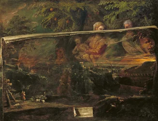 Eine Vision der Heiligen Familie bei Verona, 1581