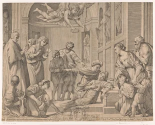 Tod der heiligen Cäcilia