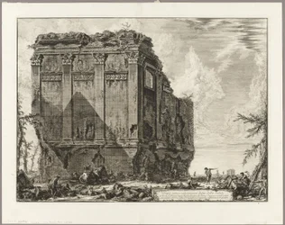 Antiker Tempel, allgemein als Tempel der Gesundheit bekannt, an der Via d