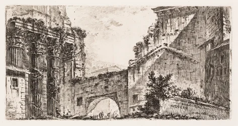 Forum des Augustus, Platte 15 aus Einige Ansichten von Triumphbögen und anderen Denkmälern