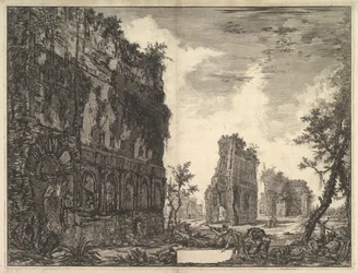 Hadrians Villa: Die Piazza d