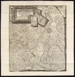 Ichnographia des Marsfeldes der antiken Stadt
