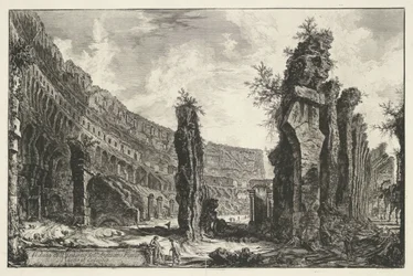Innenansicht des Kolosseums in Rom
Ansichten von Rom
Vedute di Roma disegnate ed incise da Giambattista Piranesi architetto Veneziano