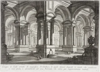 Prächtiger Architekturraum