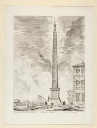 Ägyptischer Obelisk, aus Vedute di Roma