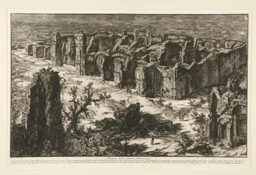 Rovine delle Terme Antoniniane (Ruinen der Antoninischen Thermen [Caracalla-Thermen]), aus Vedute di Roma