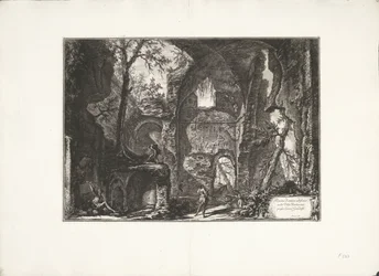 Ruine in der Villa Barberini