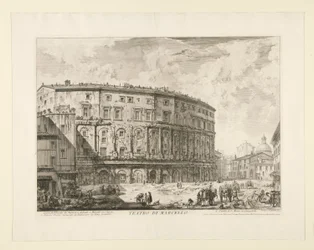 Theater des Marcellus, aus Veduten von Rom