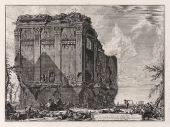 Antiker Tempel, allgemein als Tempel der Gesundheit bekannt, an der Via d