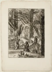 Die Treppe mit Trophäen, Platte 8 aus Imaginary Prisons