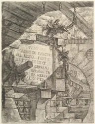 Titelseite, aus Carceri d