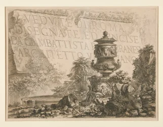 Titelseite: Vedute di Roma Disegnate ed Incise da Giambattista Piranesi Architetto Veneziano