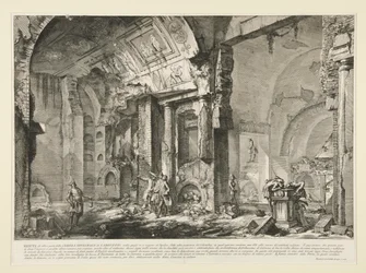 Veduta di altra parte della Camera Sepolcrale di L. Arrunzio, aus Le Antichità Romane