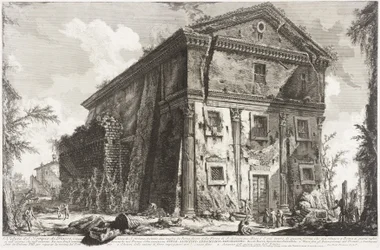 Ansicht des Bacchustempels, 1760-78