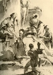 Anbetung der Könige, um 1745, 1928
