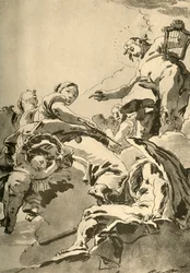 Apollo, die Musen und Chronos, um 1730, 1928