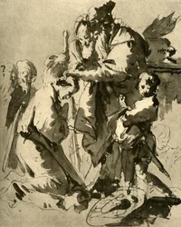 Widmung eines jungen Soldaten, 1735-1740, 1928
