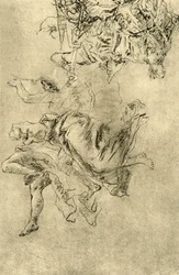 Schwebende Genies, 1752-1753