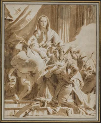Madonna mit Kind und den Heiligen Antonius von Padua und Katharina von Alexandria