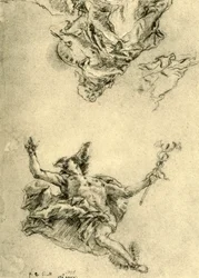Merkur und Malerei, 1752-1753, 1928