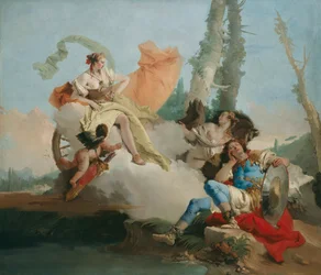 Rinaldo von Armida verzaubert
