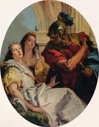 Szene aus der antiken Geschichte, um 1750