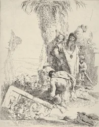 Hirte mit zwei Magiern, aus den Scherzi