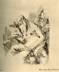 St. Hieronymus, Mitte 18. Jahrhundert, 1928