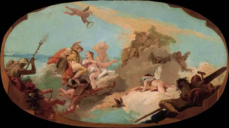 Die Apotheose des Admirals Vittor Pisani