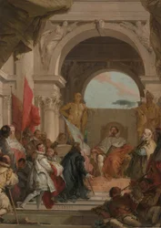 Die Investitur von Bischof Harold als Herzog von Franken
