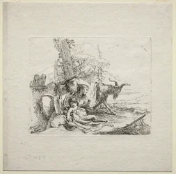 Verschiedene Kaprizen: Die Frau mit Tamburin, 1785