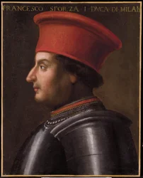 Porträt von Francesco Sforza