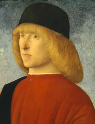 Porträt eines jungen Senators, von Giovanni Bellini (1431-36 - 1516), ca. 1485-1490