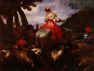 Rebecca geführt vom Diener Abrahams, ca. 1650