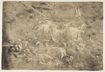 Noah und die Tiere betreten die Arche, 1650-55