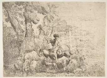 Junger Hirte zu Pferd, 1638
