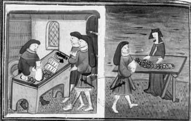 Dekameron, Guasparruolo leiht Gulfardo Geld; Gulfardo gibt das Geld an Ambrogia. Achter Tag, Novelle 1