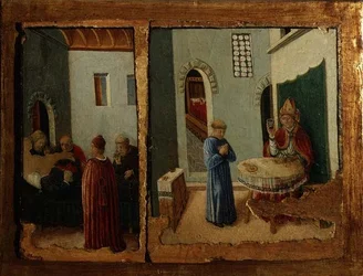 Zwei Szenen aus dem Leben des Heiligen Savino