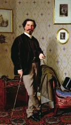 Porträt von Cristiano Banti (1824-1904)