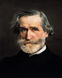 Porträt von Giuseppe Verdi (Roncole Verdi, Busseto)