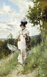 Der Sommer Spaziergang