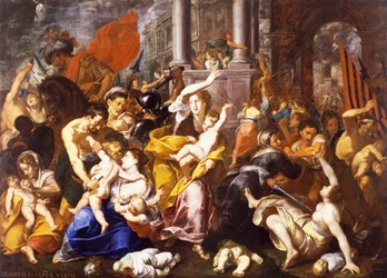 Der Kindermord zu Bethlehem (1611-1671), 300 x 420 cm, Kirche Sant